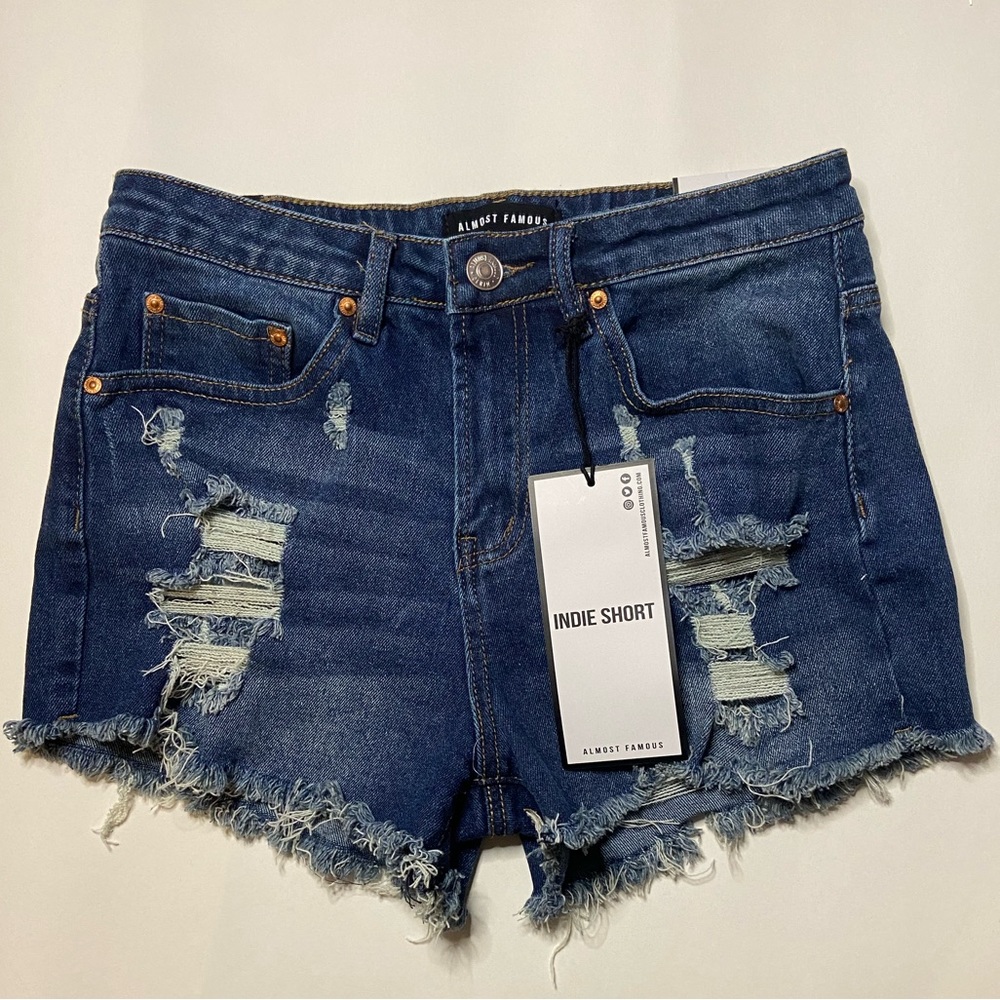 NWT Distressed Denim Shorts